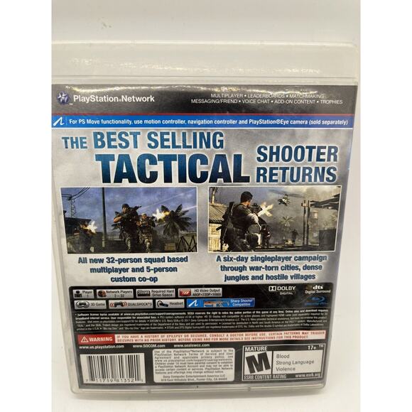 SOCOM 4: U.S. Navy SEALS | PlayStation 3 (PS3), 2010 | CIB | Tested - Picture 3 of 8